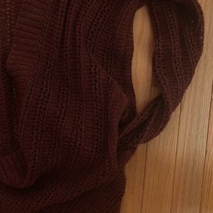 Rust AE long cardigan